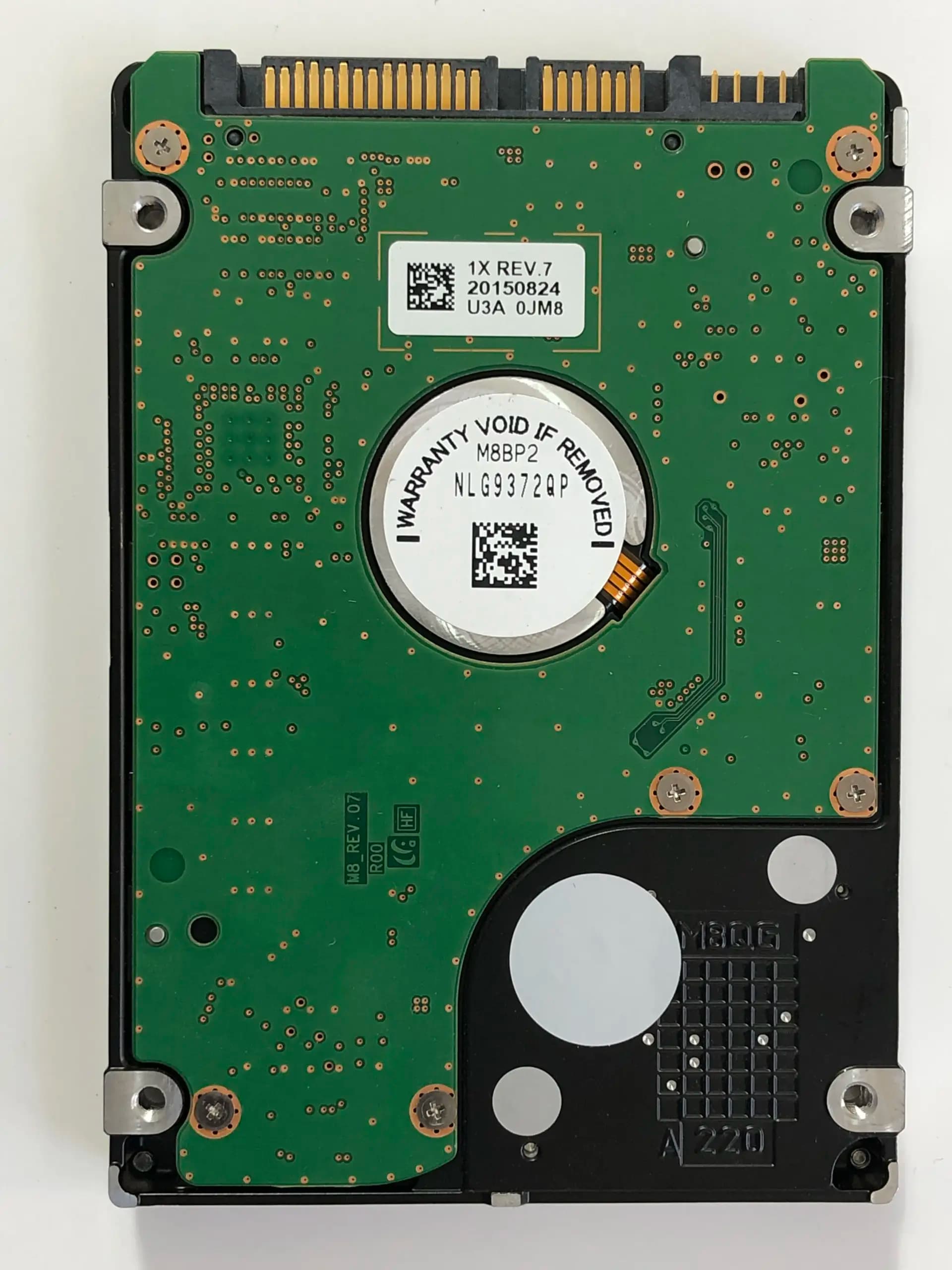 هارد لپ تاپی سفارش اپل 1 ترابایت hgst مشکی