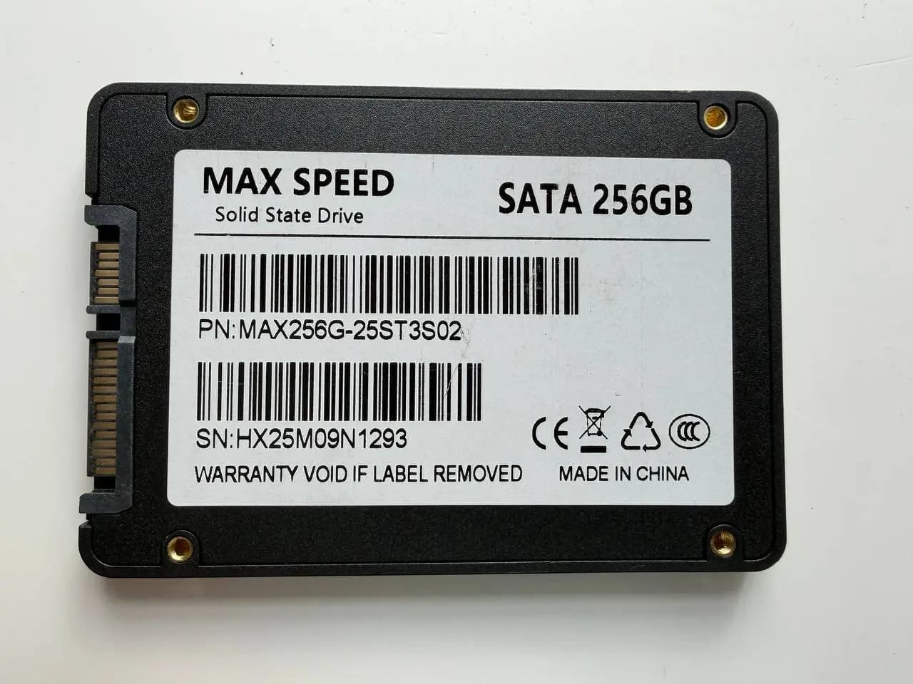 hard ssd max speed