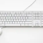 کیبورد و موس اپل a1048 استوک تیتانیوم رایانه