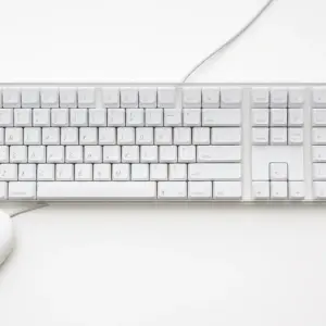 کیبورد و موس اپل a1048 استوک تیتانیوم رایانه